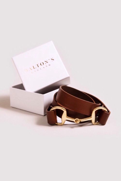 The Snaffle Clasp | Brown Leather